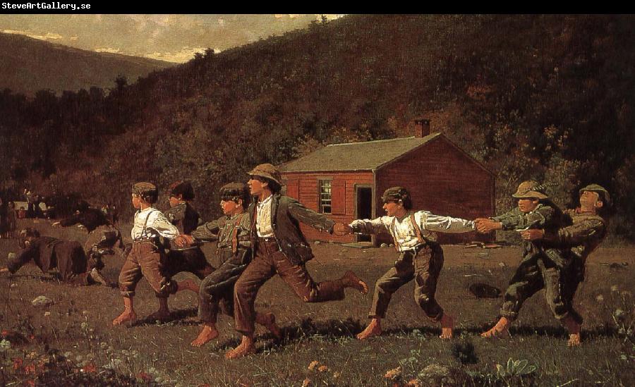 Winslow Homer Grasping chicken game